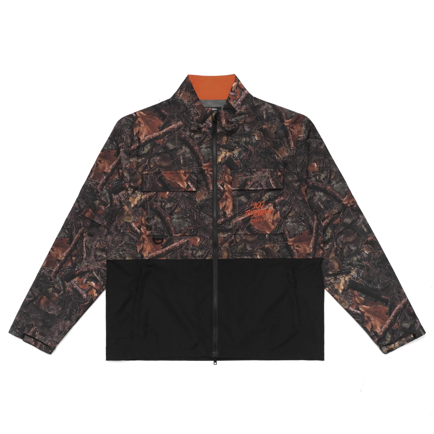 Malbon X 100 Thieves Woodsman Zip Off Windbreaker