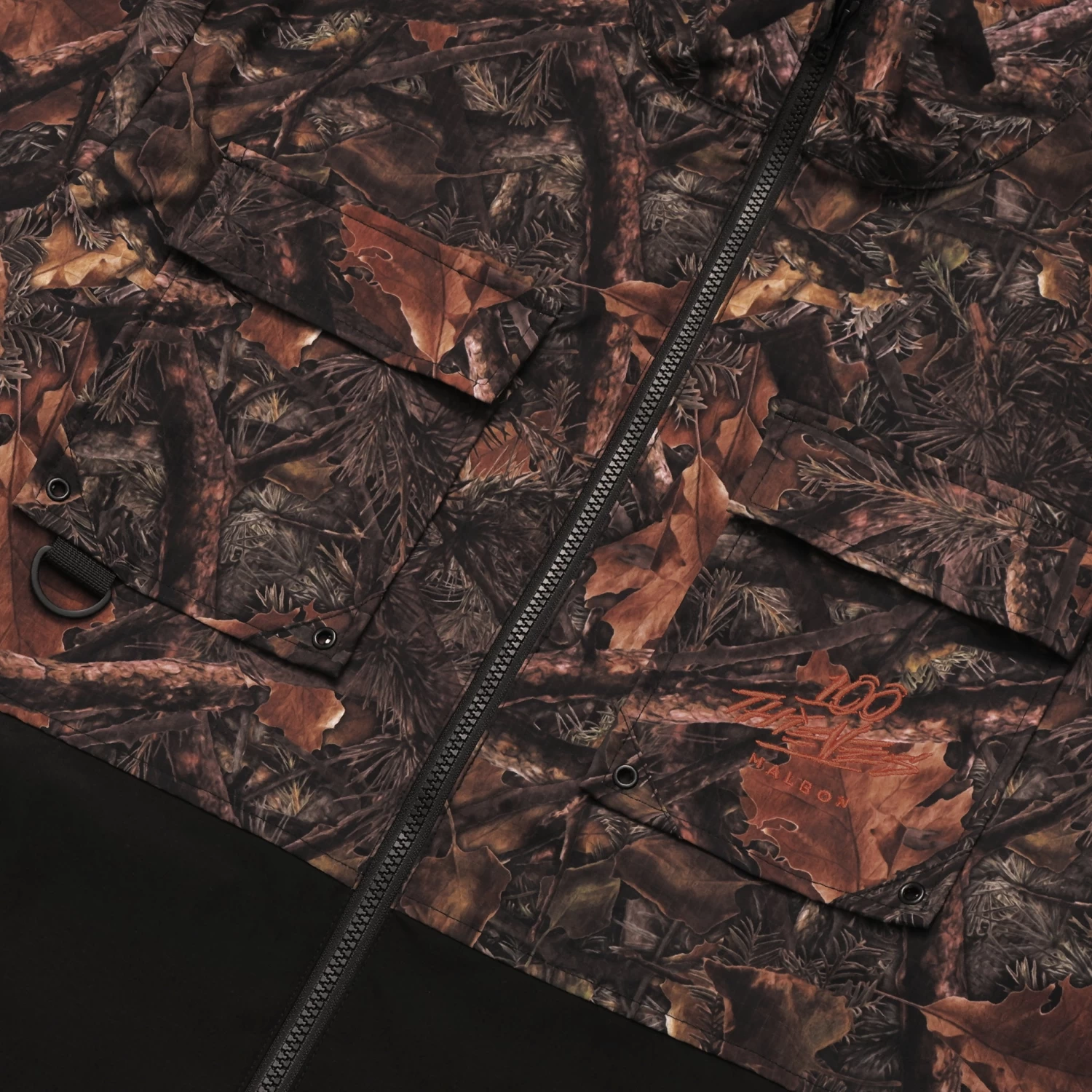 Malbon X 100 Thieves Woodsman Zip Off Windbreaker - Image 10