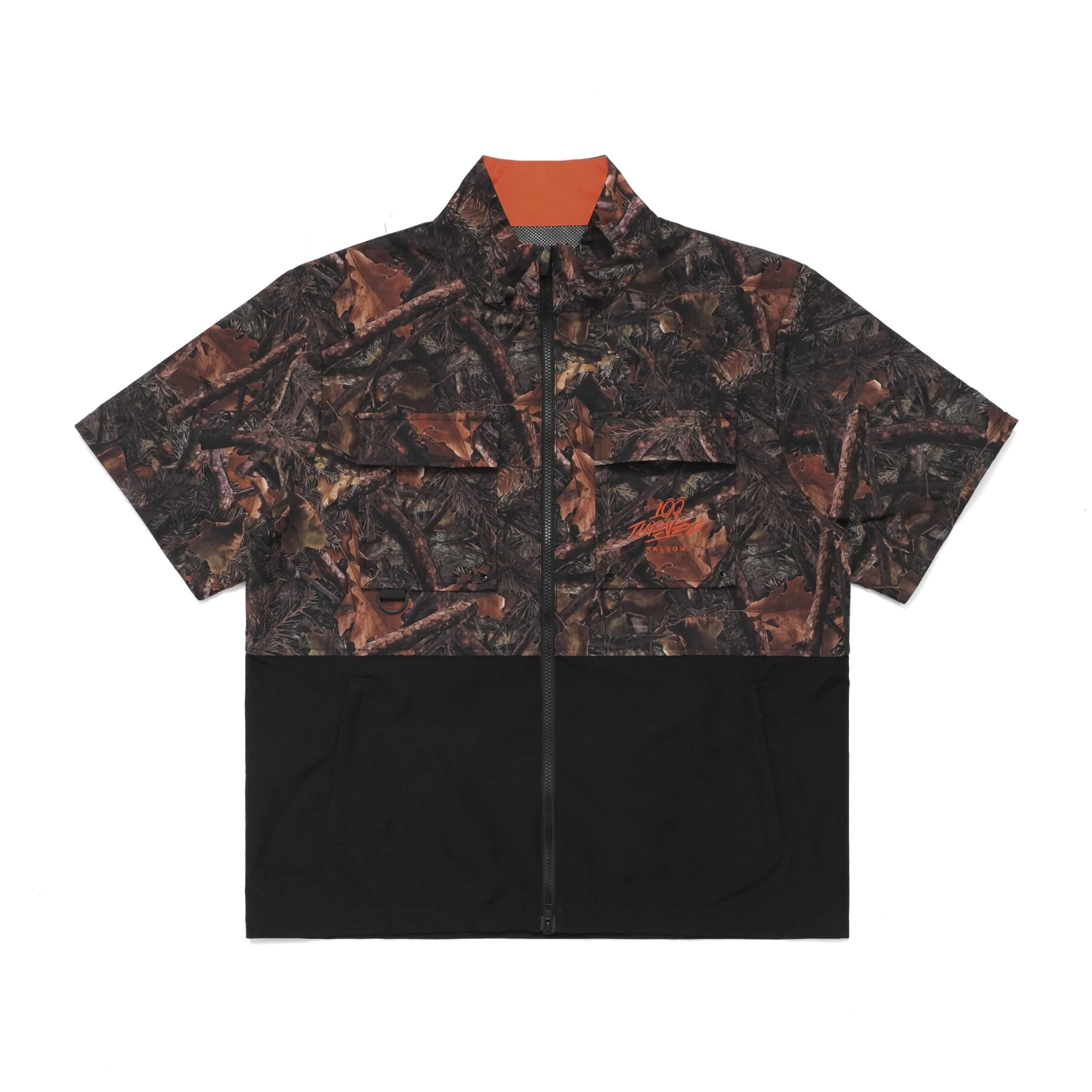 Malbon X 100 Thieves Woodsman Zip Off Windbreaker - Image 11