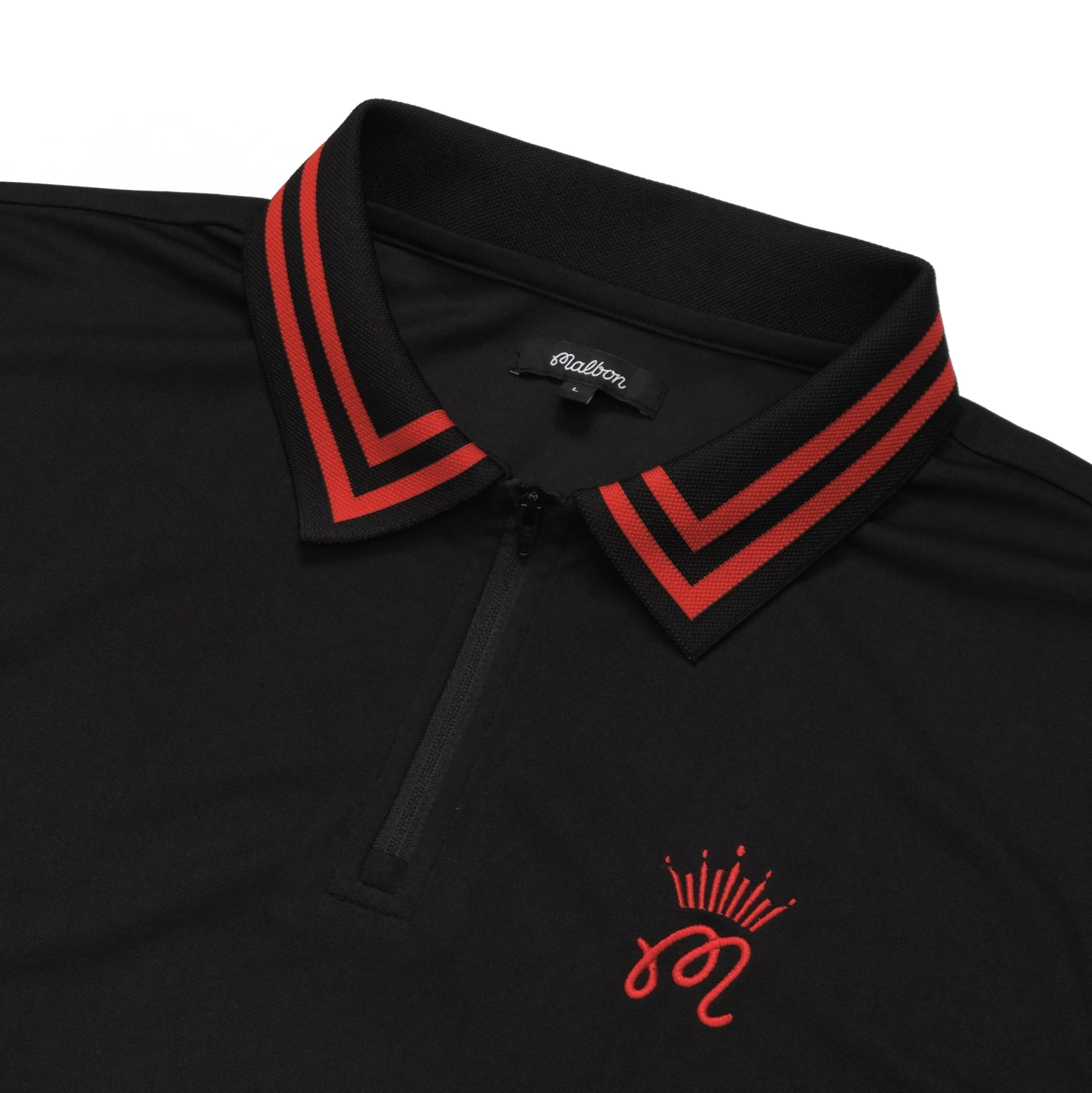 MALBON X BUDWEISER PERFORMANCE ZIP POLO - Image 3