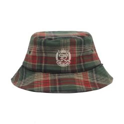 MALBON X BUDWEISER PLAID BUCKET HAT