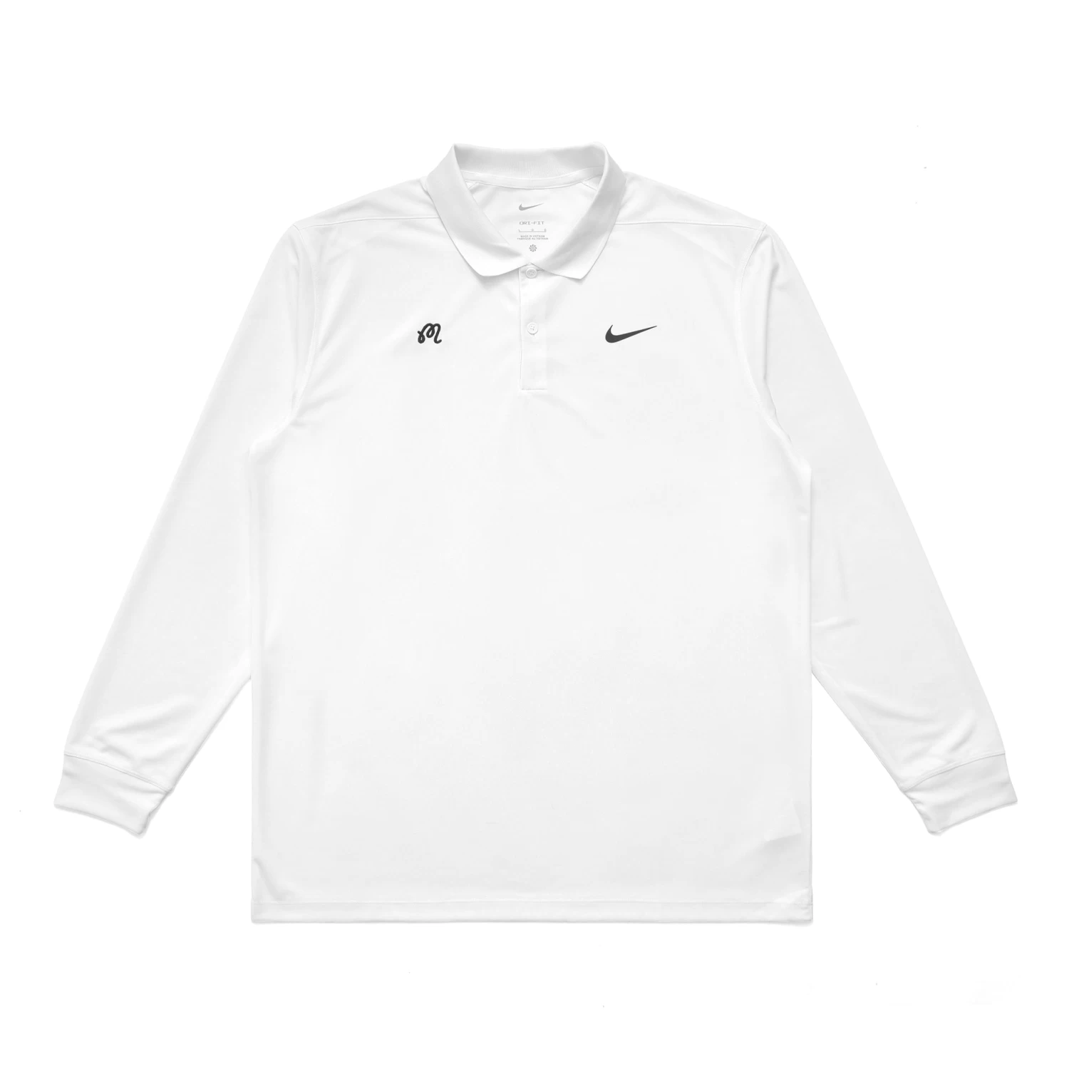 Malbon X Nike Dri-FIT Victory Solid Long Sleeve Polo