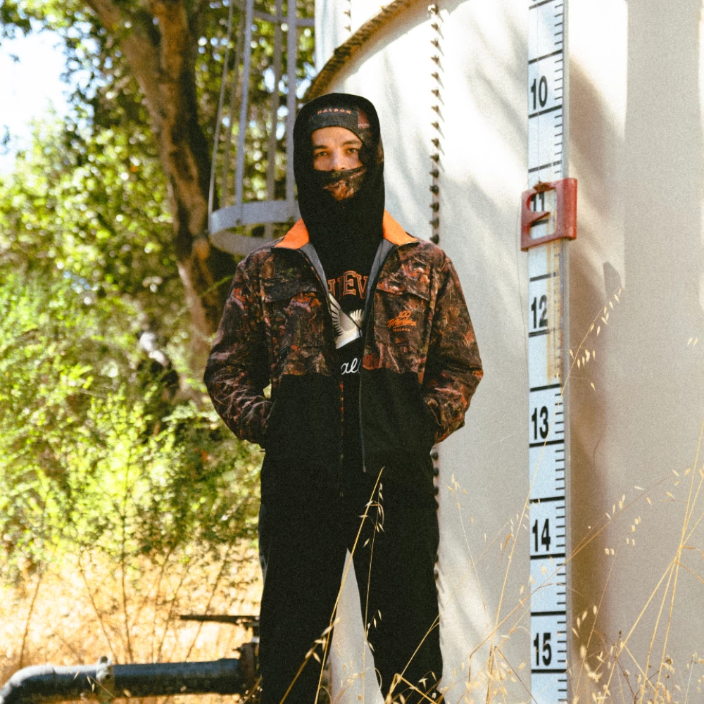 Malbon X 100 Thieves Woodsman Zip Off Windbreaker - Image 7