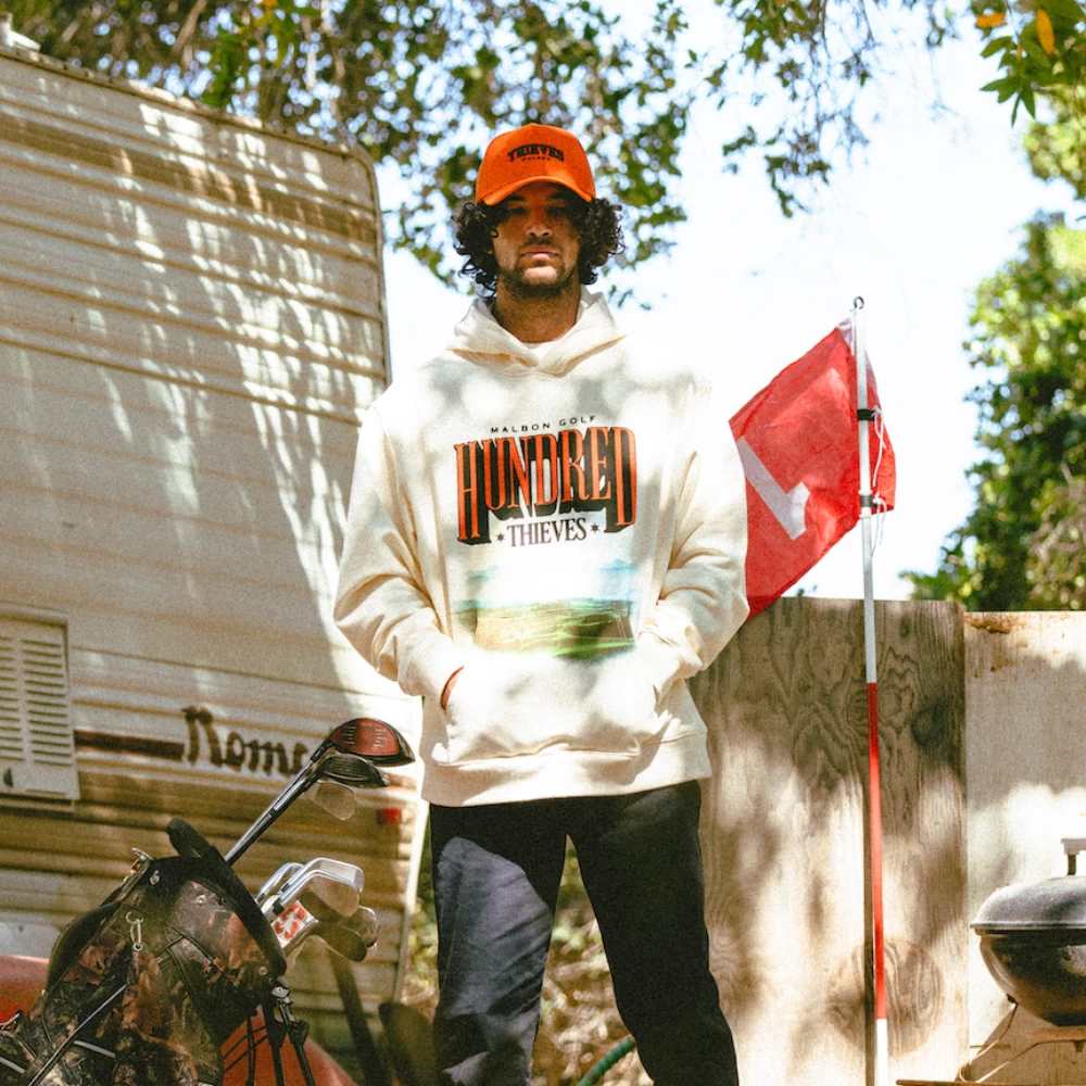 Malbon X 100 Thieves Horizon Hoodie - Image 2