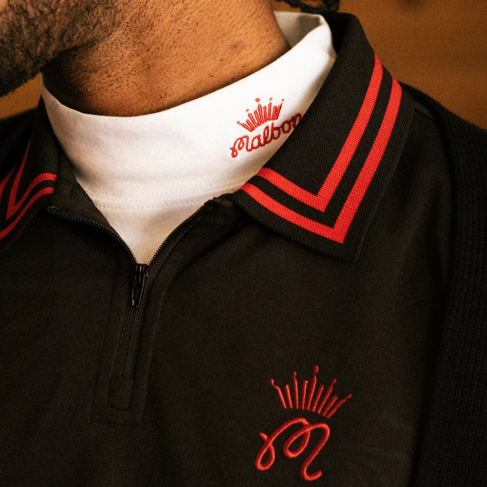 MALBON X BUDWEISER PERFORMANCE ZIP POLO - Image 2
