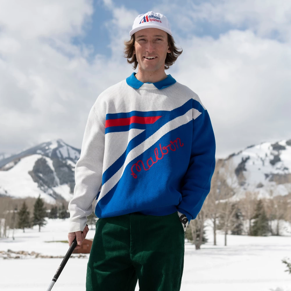 Golf & Ski Intarsia Knit Sweater - Image 2